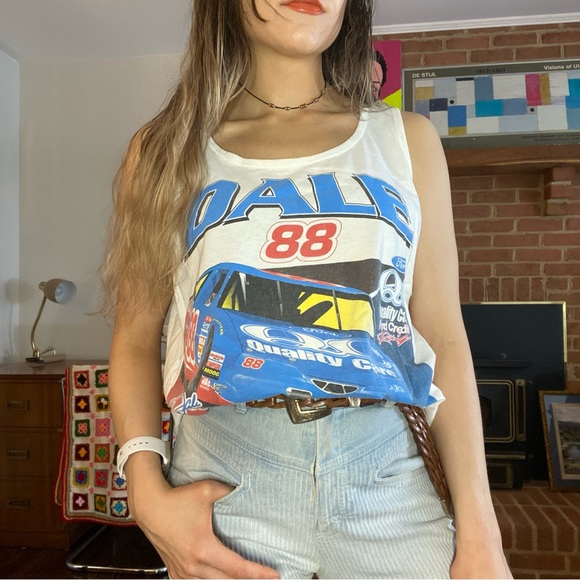 Vintage 1999 88 Dale Jarrett NASCAR Tank Top Single Stitch Sleeveless Fo… - Picture 3 of 15